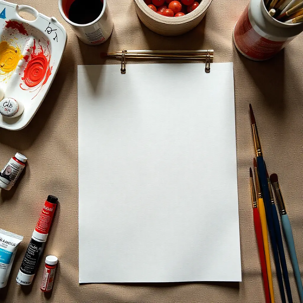 Digital painting workshop materials